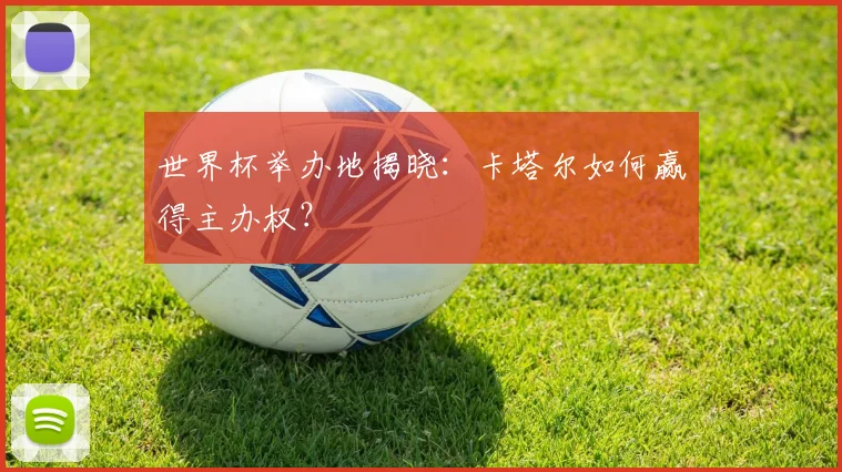 世界杯举办地揭晓：卡塔尔如何赢得主办权？